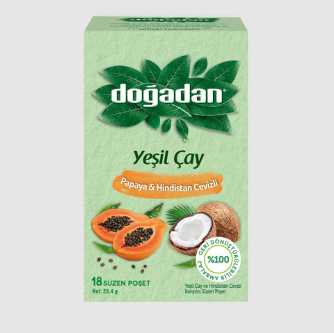 Doğadan 18'li Poşet Çaylar Papaya, Mango ve Tropik ve Rosie Pamuk