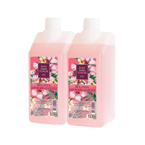 Eyüp Sabri Tuncer Japon Kiraz Çiçeği Kolonyası Yedek Şişe 1 lt x 2 Adet
