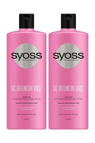 Syoss Şampuan Saç Dökülmesine Karşı 500 ml x 2