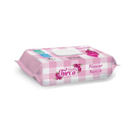 Baby Turco Frezya Çiçek Buketi 90 Yaprak Islak Havlu