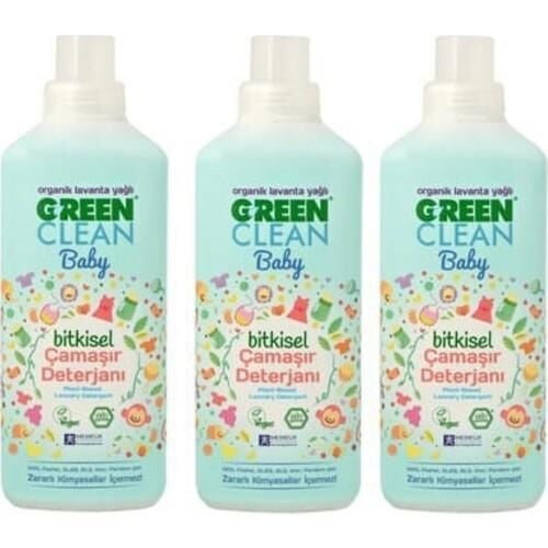 U Green Clean Baby Çamaşır Deterjanı 1 L x 3