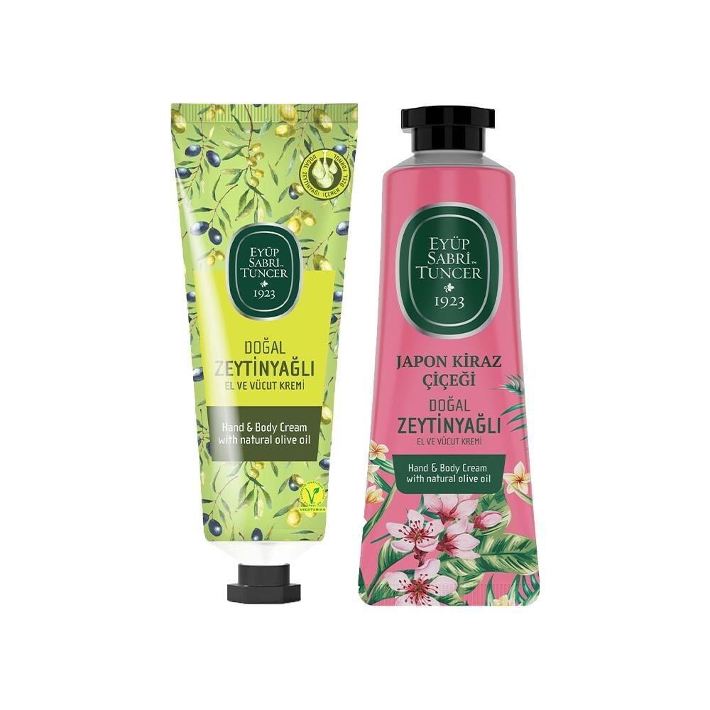 Eyüp Sabri Tuncer Doğal Zeytinyağlı ve Japon Kiraz Çiçeği El Ve Vücut Kremi 50 ML
