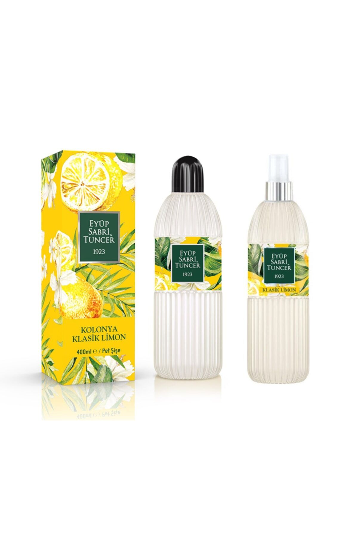 Eyüp Sabri Tuncer Klasik Limon 400 ml ve 150 ml Sprey Kolonya