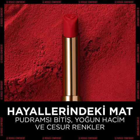 3 Adet Loreal Paris Volume Matte 346 Rouge Determination ve ROSIE