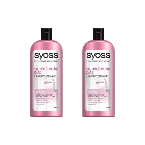 Syoss Şampuan Saç Dökülmesine Karşı 500 ml x 2 Adet