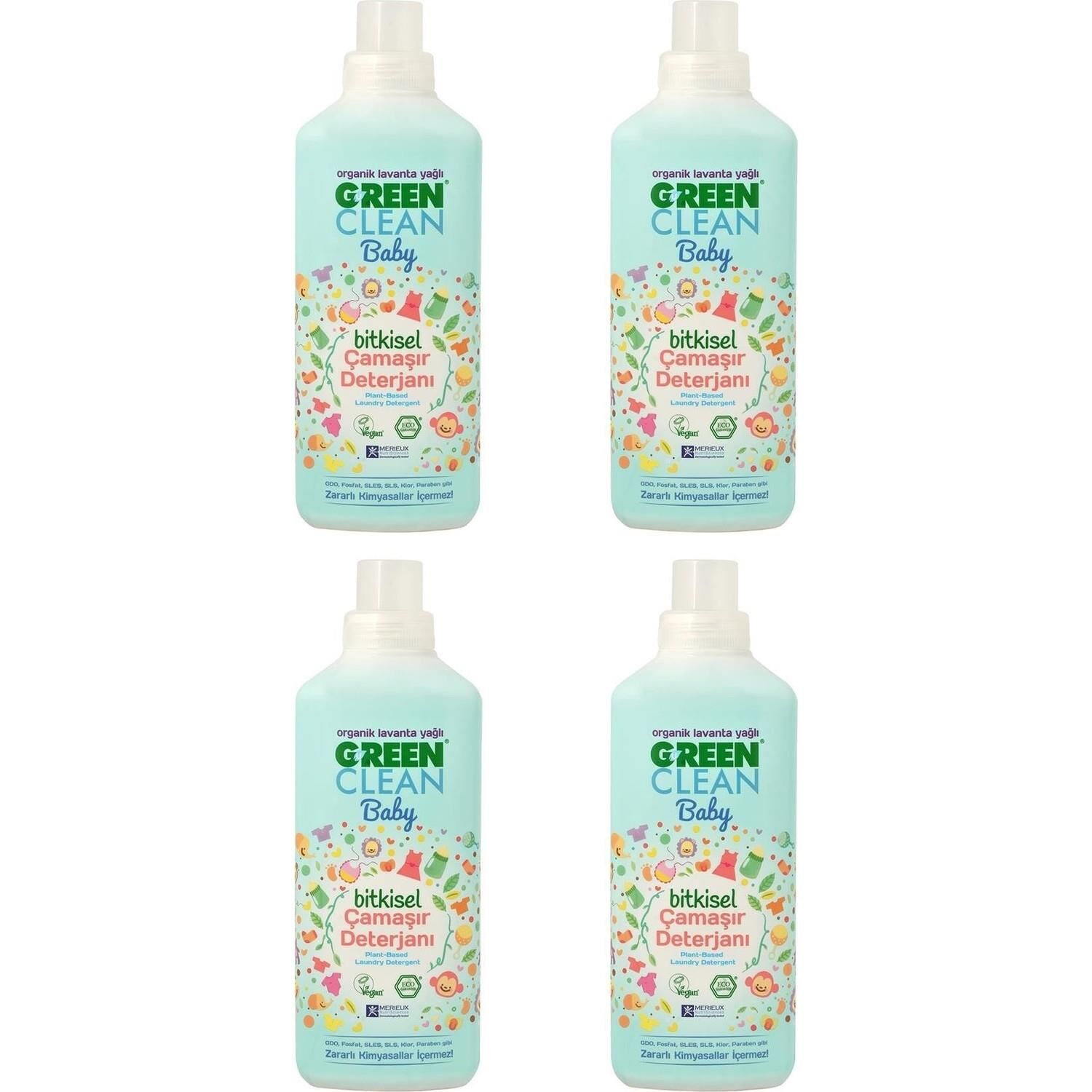 U Green Clean Baby Çamaşır Deterjanı 1 L x 4
