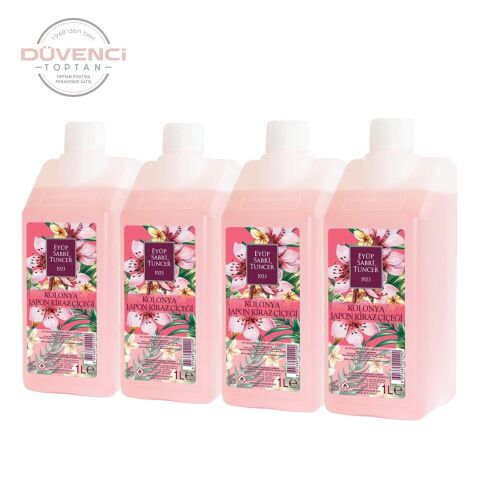 Eyüp Sabri Tuncer Japon Kiraz Çiçeği Kolonyası Yedek Şişe 1 lt x 4 Adet