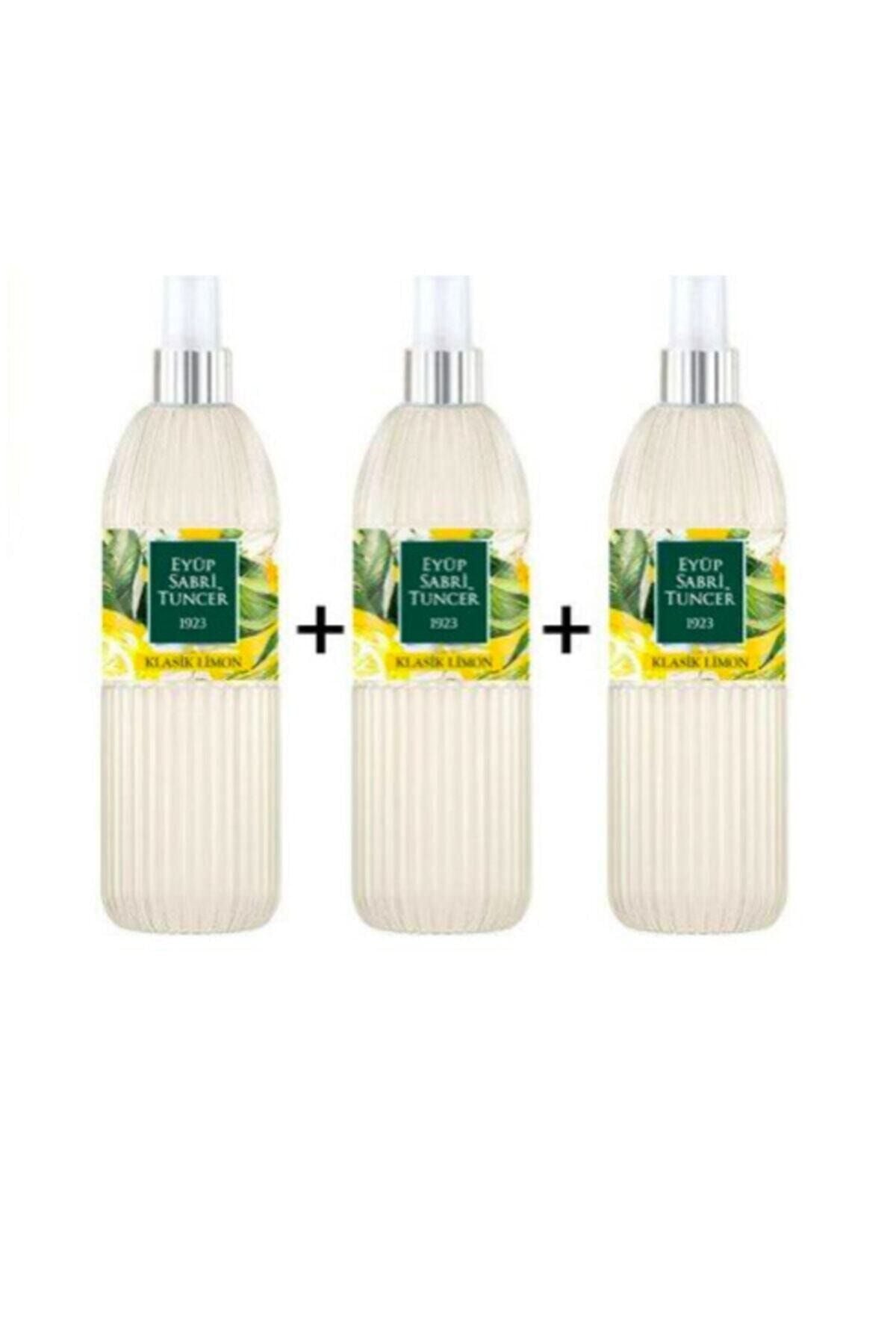 Eyüp Sabri Tuncer Klasik Limon 150 ml Sprey Kolonya x 3 Adet