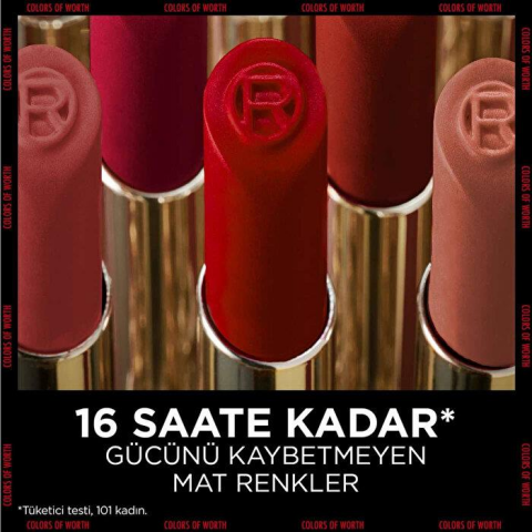 3 Adet Loreal Paris Color Riche Intense Volume Matte 241 Coral Irreverent ve ROSIE