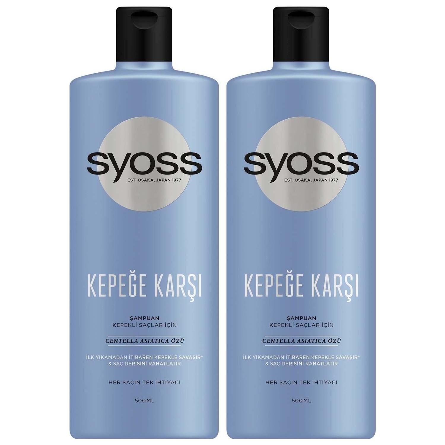 Syoss Kepeğe Karşı Şampuan 500 ml x 2 Adet
