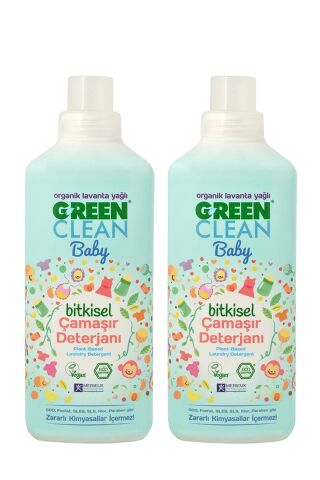 U Green Clean Baby Çamaşır Deterjanı 1 L x 2