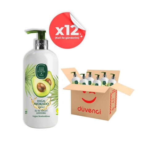 Eyüp Sabri Tuncer Doğal Avokado Yağlı El Ve Vücut Losyonu 500 ML x 24