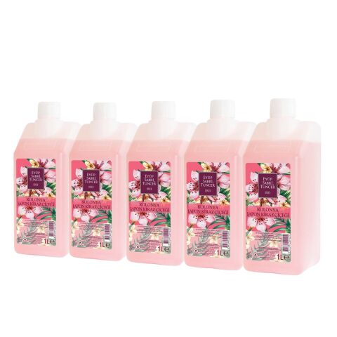 Eyüp Sabri Tuncer Japon Kiraz Çiçeği Kolonyası Yedek Şişe 1 lt x 5 Adet