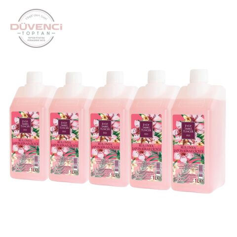 Eyüp Sabri Tuncer Japon Kiraz Çiçeği Kolonyası Yedek Şişe 1 lt x 5 Adet