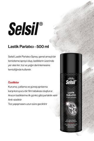 Selsil Genel Gakım Spreyler, Araç Bakım Seti 6 adet, ROSIE oda kokusu