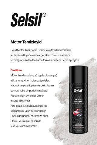 Selsil Genel Gakım Spreyler, Araç Bakım Seti 6 adet, ROSIE oda kokusu