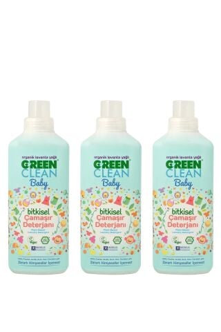 U Green Clean Baby Çamaşır Deterjanı 1 L x 3
