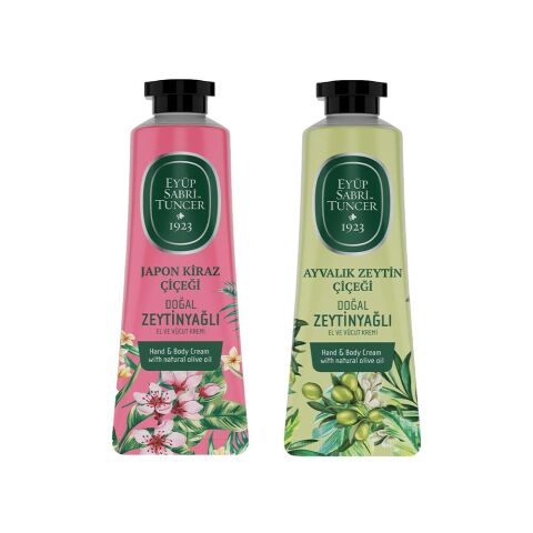 Eyüp Sabri Tuncer El ve Vücut Kremi Japon Kiraz Çiçeği ve Ayvalık Zeytin Çiçeği 50 ml