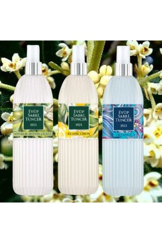 Eyüp Sabri Tuncer Klasik Limon, Okyanus ve Ayvalık Zeytin Çiçeği Kolonyası 150 ML