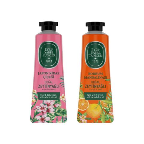 Eyüp Sabri Tuncer El ve Vücut Kremi Japon Kiraz Çiçeği ve Bodrum Mandalinası 50 ml