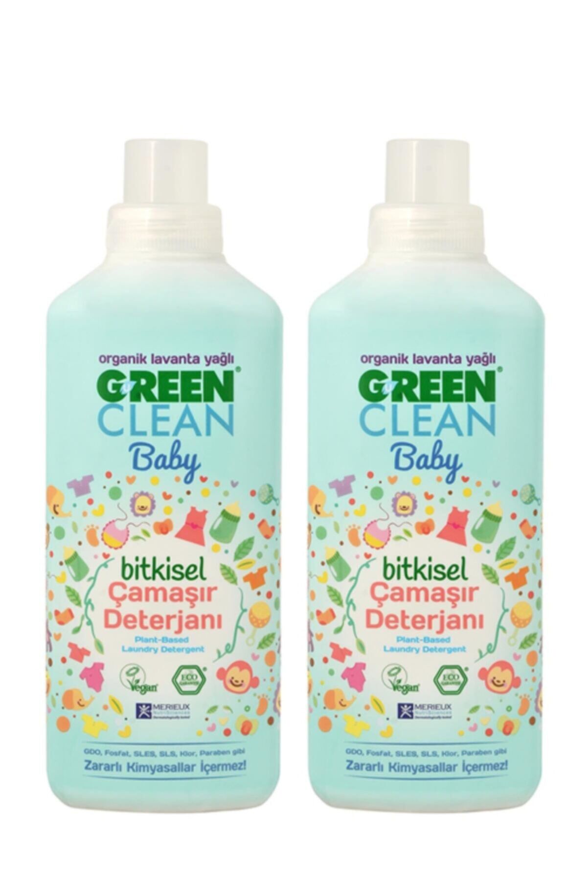 U Green Clean Baby Çamaşır Deterjanı 1 L x 2