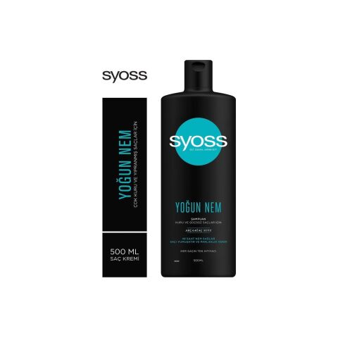 Syoss Yoğun Nem Şampuan 500 ml x 3 Adet