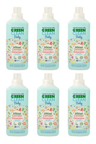 U Green Clean Baby Çamaşır Deterjanı 1 L x 6