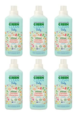 U Green Clean Baby Çamaşır Deterjanı 1 L x 6