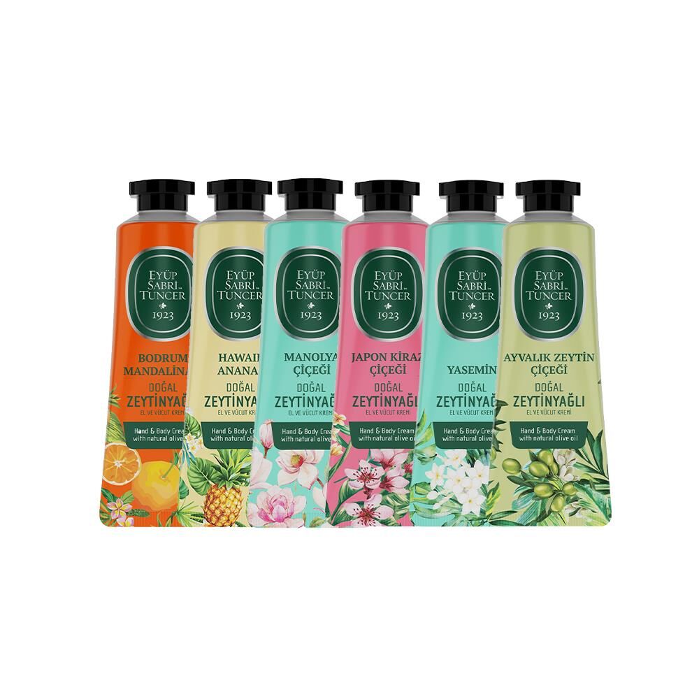 Eyüp Sabri Tuncer El ve Vücut Kremi 50 ml Seti 6' lı