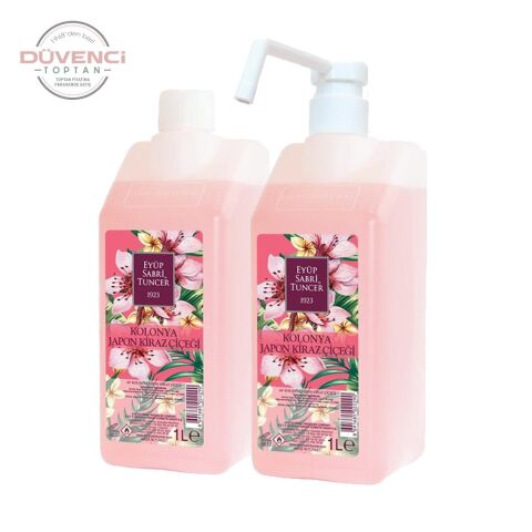 Eyüp Sabri Tuncer Japon Kiraz Çiçeği Kolonyası Sprey ve Yedek Şişe 1 lt