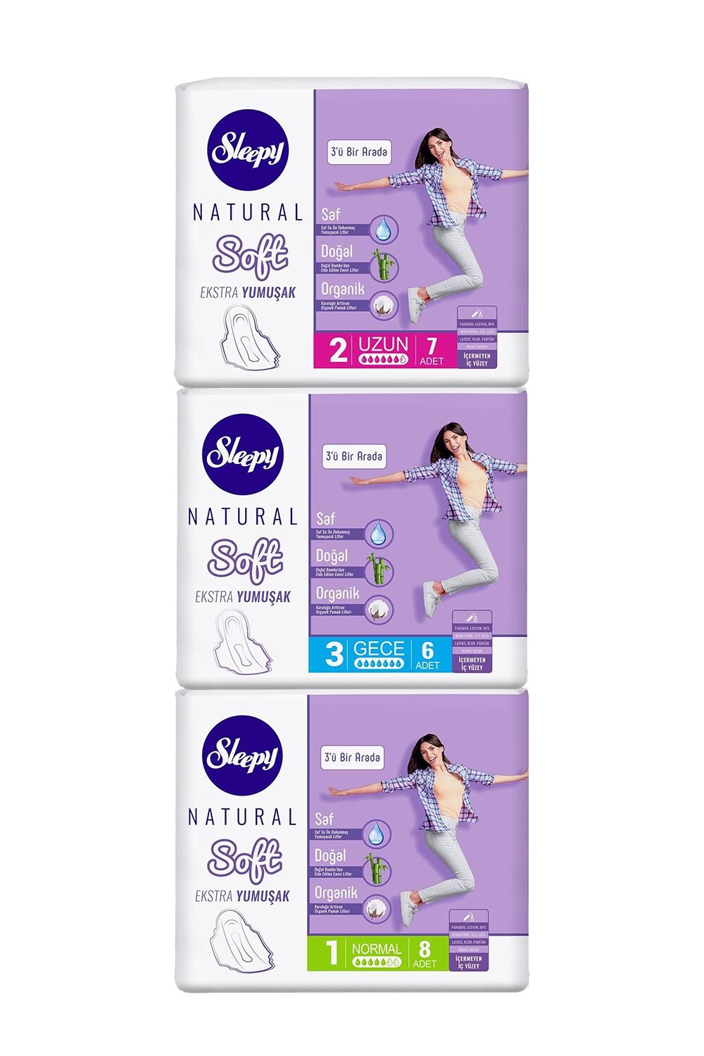 Sleepy Soft Ped Normal, Uzun ve Gece Paketi