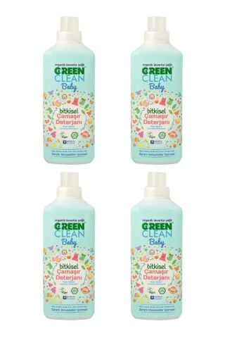 U Green Clean Baby Çamaşır Deterjanı 1 L x 4