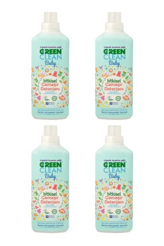 U Green Clean Baby Çamaşır Deterjanı 1 L x 4