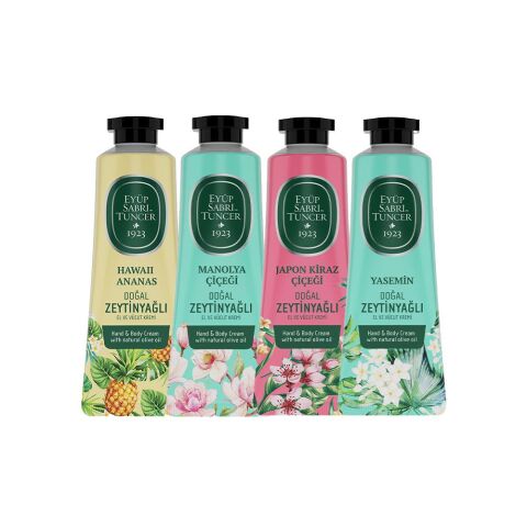Eyüp Sabri Tuncer El ve Vücut Kremi Havaii, Japon Kiraz, Manolya ve Yasemin 50 ml