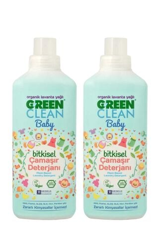U Green Clean Baby Çamaşır Deterjanı 1 L x 2