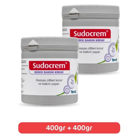 Sudocrem Pişik Kremi ve Bebek Bakım Kremi 400 gr x 2