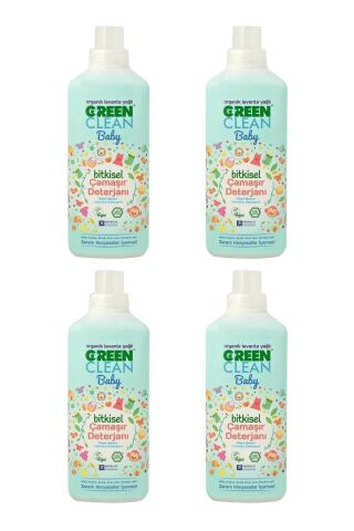 U Green Clean Baby Çamaşır Deterjanı 1 L x 4