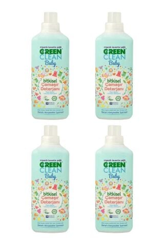 U Green Clean Baby Çamaşır Deterjanı 1 L x 4