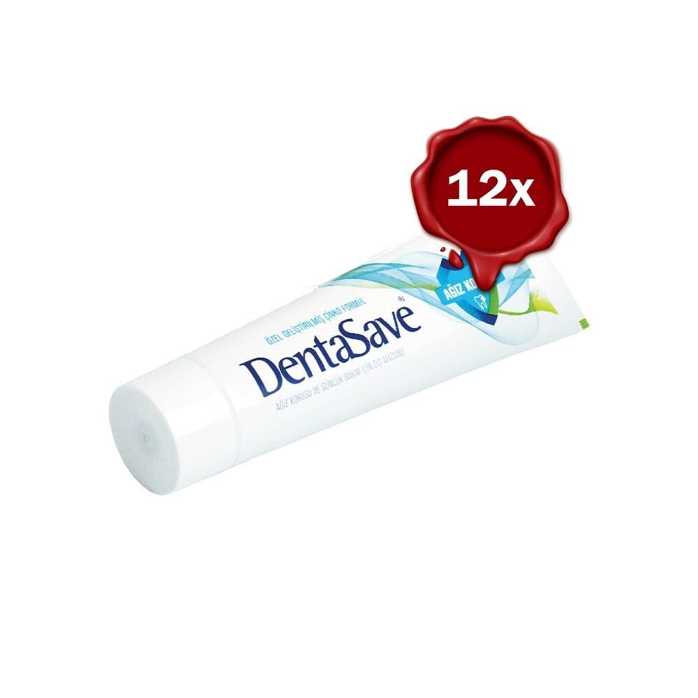DentaSave Diş Macunu Ağız Kokusu Çinko Formül 75 ml x 12