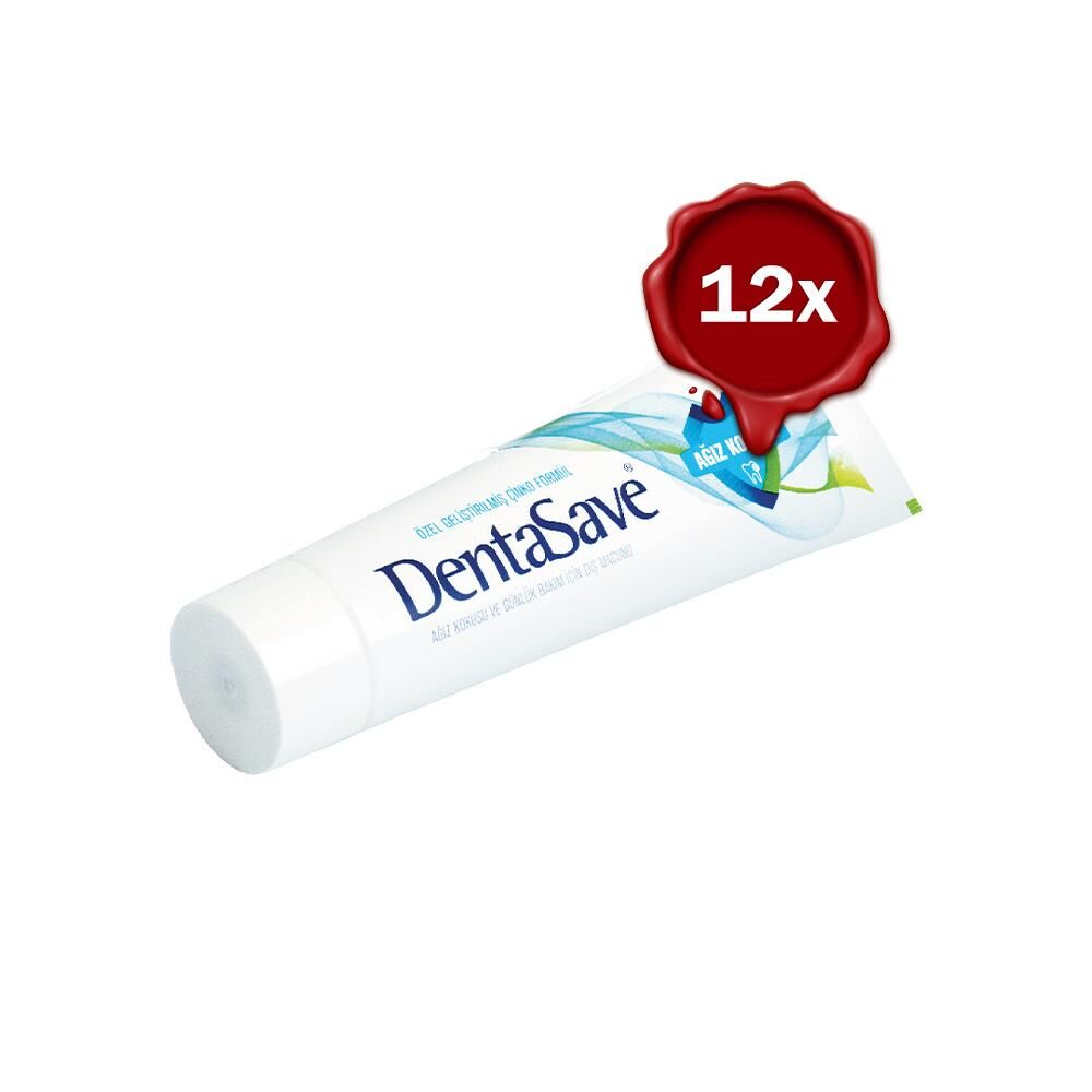 DentaSave Diş Macunu Ağız Kokusu Çinko Formül 75 ml x 12