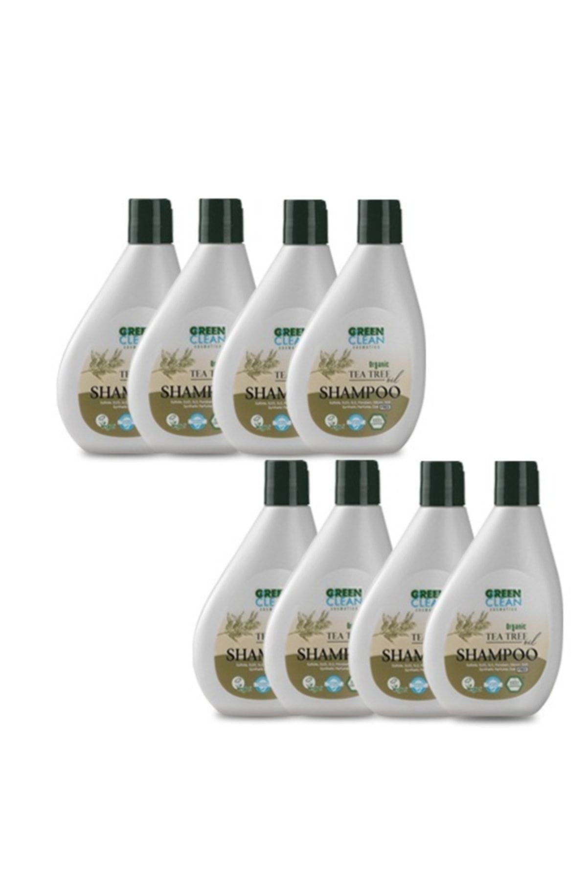 Green Clean Şampuan Seti 8'li Çay Ağacı