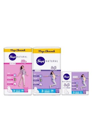 Sleepy Natural Hijyenik Ped Gece Set