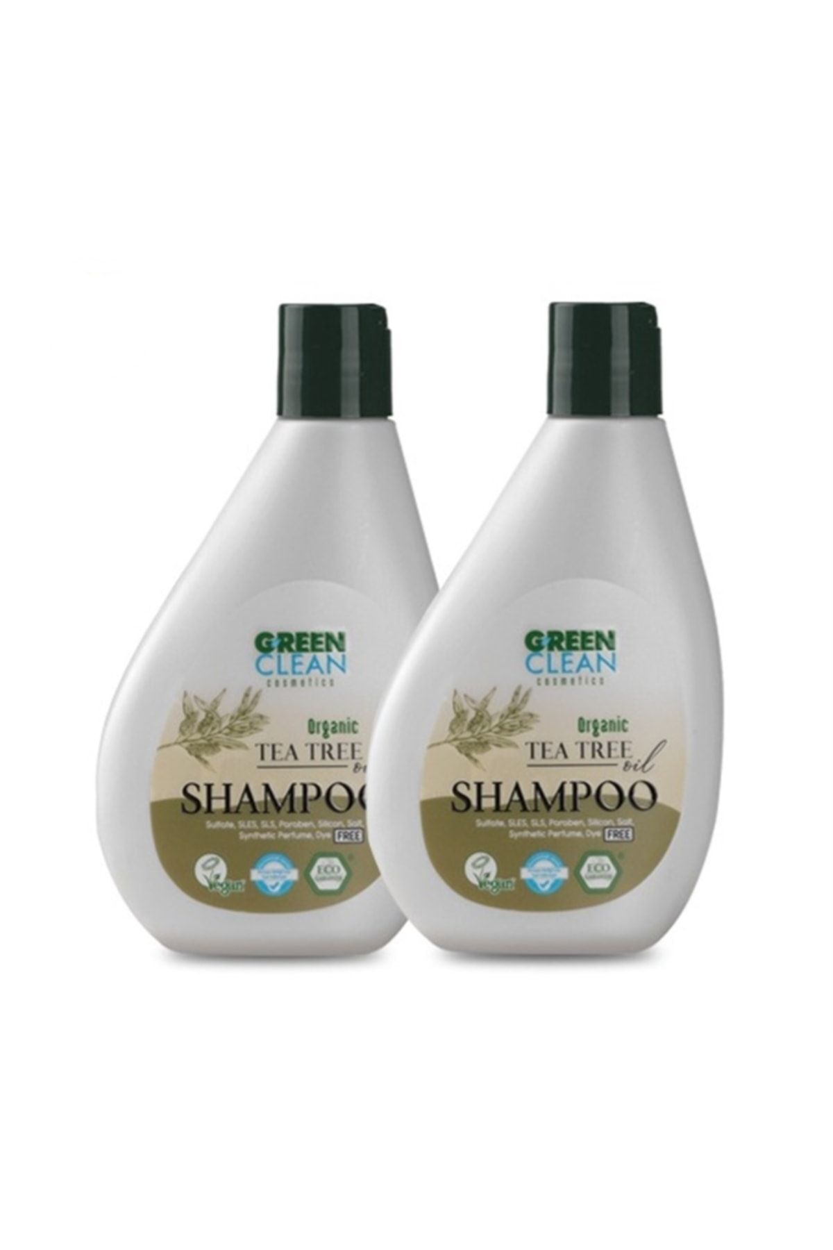 Green Clean Şampuan Seti 2'li - Çay Ağacı 275 Ml