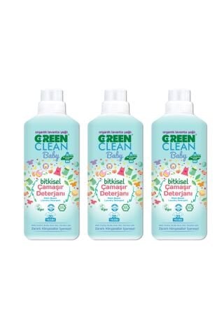 U Green Clean Baby Çamaşır Deterjanı 1 L x 3