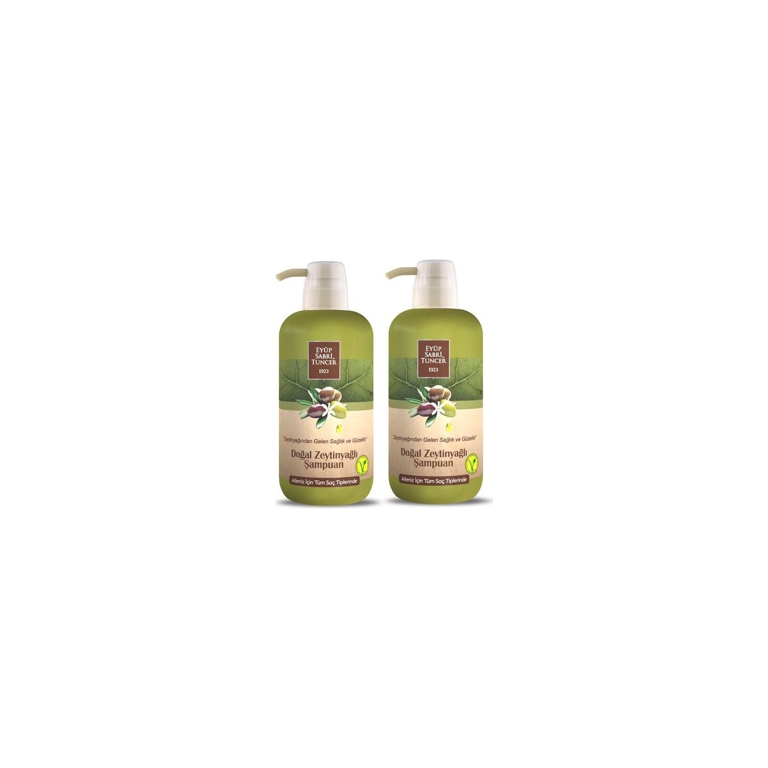 Eyüp Sabri Tuncer Doğal Zeytinyağlı Şampuan 600 ml Pet Şişe x 2