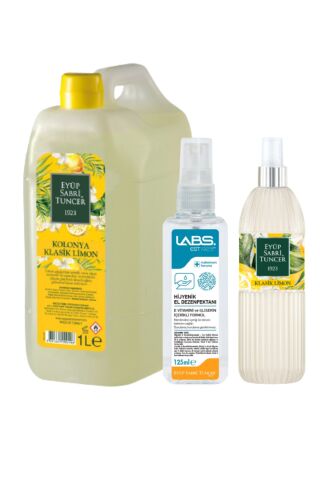 Eyüp Sabri Tuncer Labs El Dezenfektanı 125 ml, Klasik Limon 150 ML ve 1 Lt