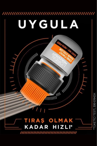 3 Adet Loreal Paris Men Expert One-twist Erkek Saç Boyası 03 Koyu Kahve ve ROSIE