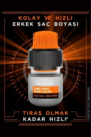 3 Adet Loreal Paris Men Expert One-twist Erkek Saç Boyası 03 Koyu Kahve ve ROSIE