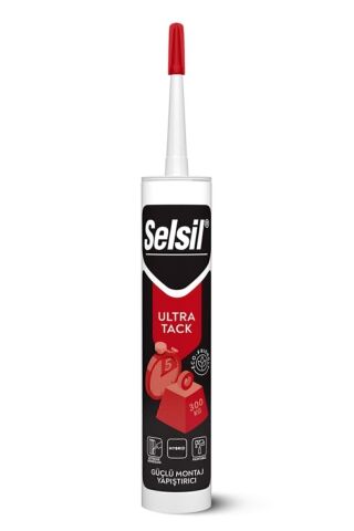 Selsil 290ml Ultra Tack 300 Kg Ağırlık Taşıyan Hybrid Çok Güçlü Yapıştırıcı