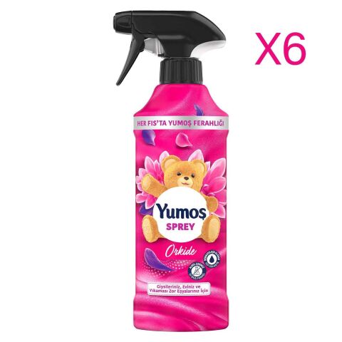 Yumoş Sprey Yıkaması Zor Eşyalar Için Orkide 450 ml x 6